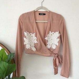Missguided Appliqué Top
